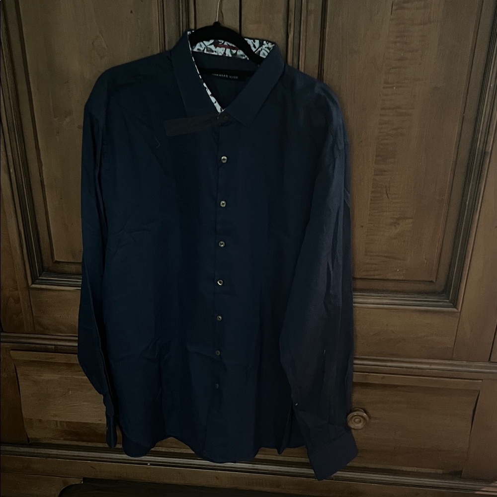 Hammer made Men's Navy Blue Shirt